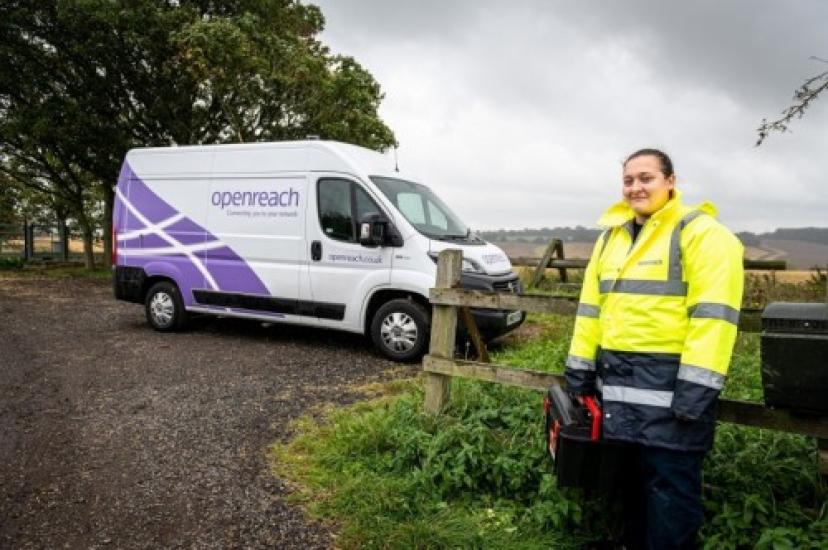 Openreach is building a new fibre broadband network in Scarborough