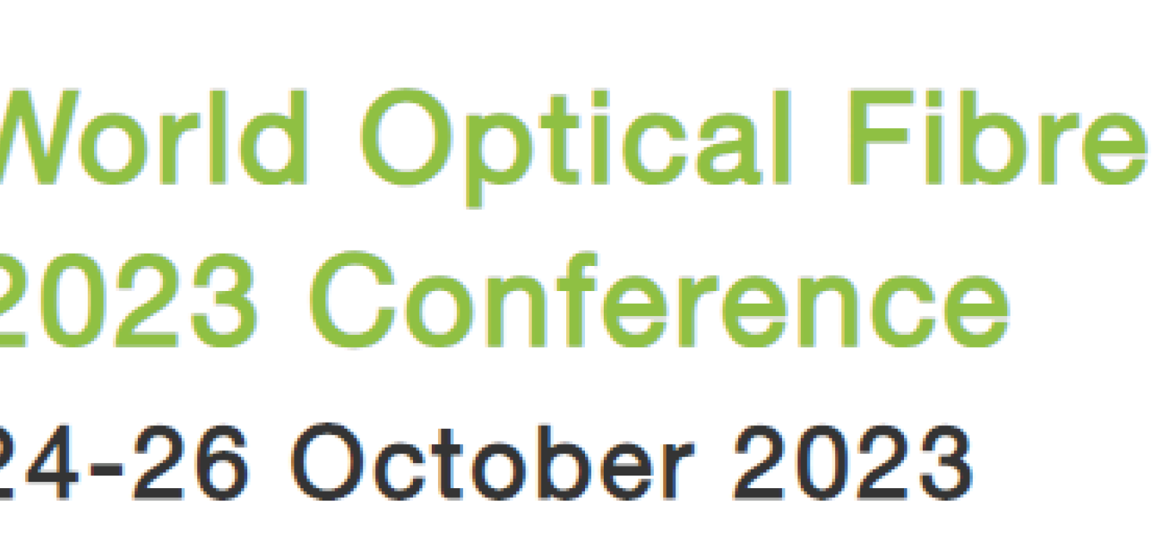 CRU World Optical Fibre & Cable conference