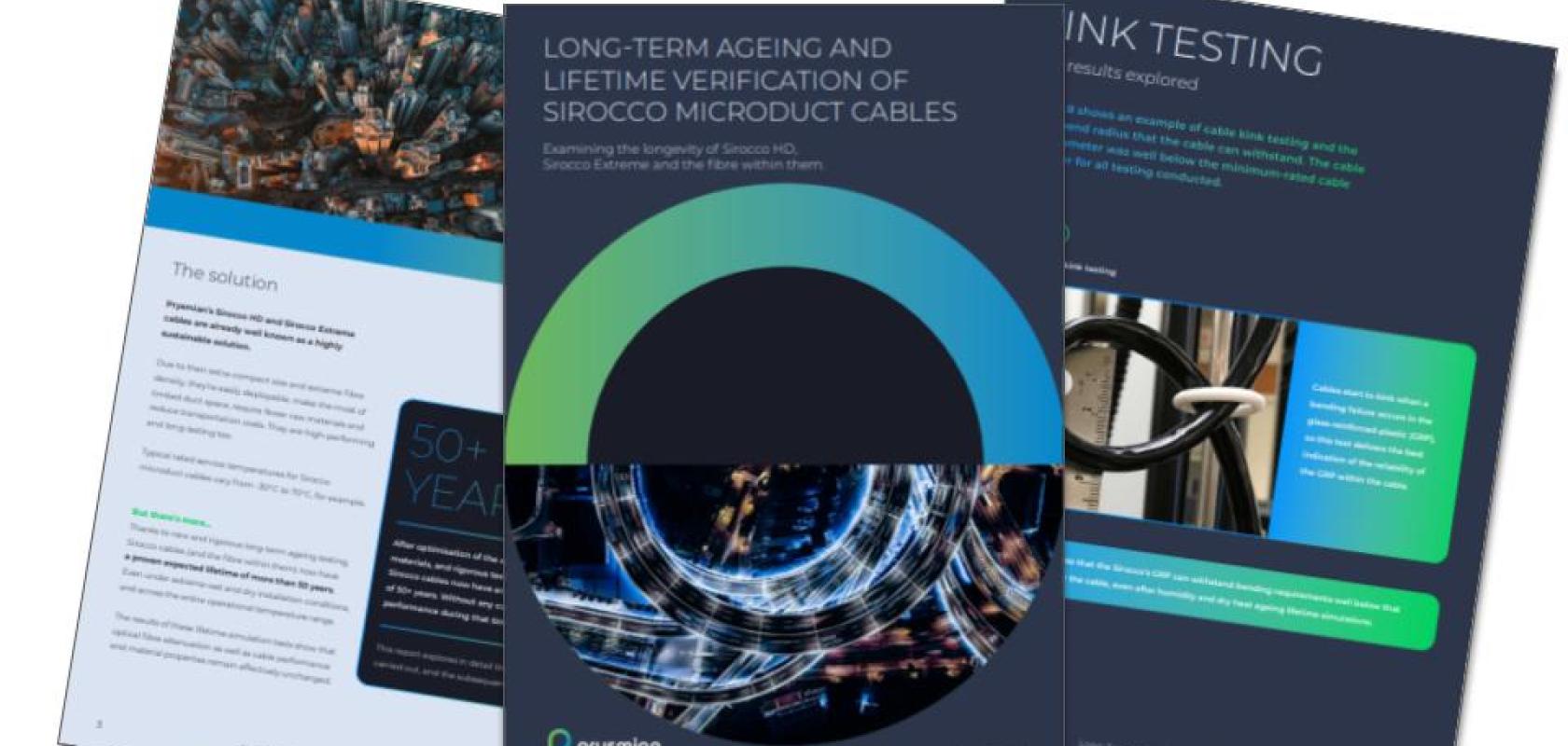 Long-term ageing and lifetime verification of Sirocco microduct cables