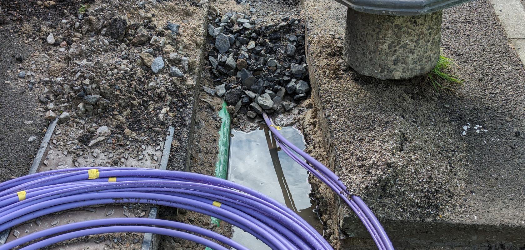 Fibre rollout