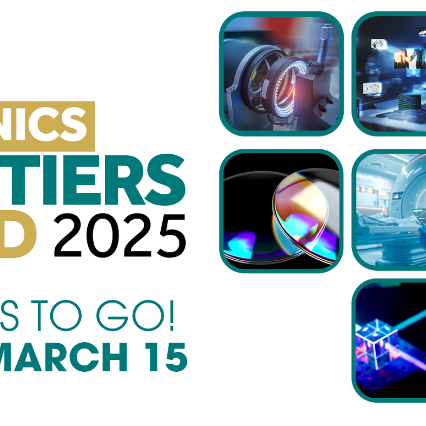 The Photonics Frontiers Award 2025 - enter now!